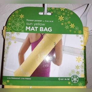 ONE Gaiam Sun Yellow Mat Bag For Yoga Pilates